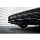 Mittlerer Diffusor Heck Ansatz DTM Look für Mercedes-AMG C63 Limousine / Kombi W205 / S205 schwarz Hochglanz