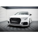 Front Ansatz V.4 für Audi RS3 Limousine 8V Facelift schwarz Hochglanz