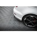 Heck Ansatz Flaps Diffusor V.2 für Audi RS3 Limousine 8V Facelift schwarz Hochglanz