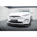 Front Ansatz V.1 für Tesla Model X Mk1 Facelift schwarz Hochglanz