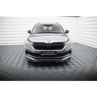 Front Ansatz V.1 für Skoda Kodiaq Sportline Mk1 Facelift schwarz Hochglanz