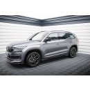 Seitenschweller Ansatz für Skoda Kodiaq Sportline Mk1 Facelift schwarz Hochglanz