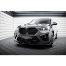 Front Ansatz V.2 für BMW X5 M F95 Facelift schwarz Hochglanz