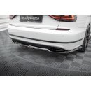 Mittlerer Diffusor Heck Ansatz DTM Look für Volkswagen Passat GT B8 Facelift USA schwarz Hochglanz