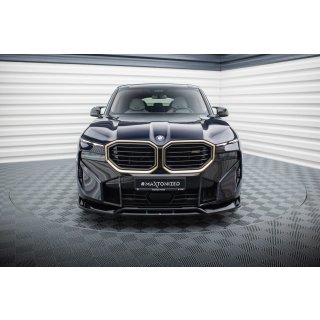 Front Ansatz V.1 für BMW XM G09 schwarz Hochglanz