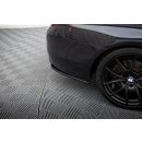 Heck Ansatz Flaps Diffusor V.3 für BMW 5er M-Paket F10 schwarz Hochglanz