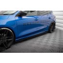 Seitenschweller Ansatz für V.2 für Ford Focus ST / ST-Line Mk4 schwarz Hochglanz