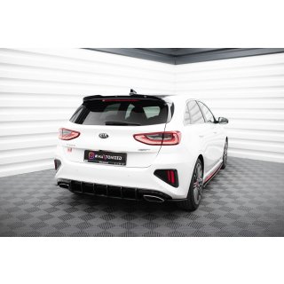 Street Pro Heck Ansatz Flaps Diffusor für  Kia Ceed GT Mk3