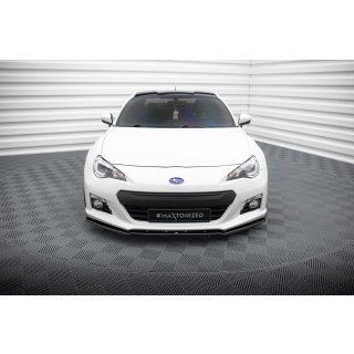 Front Ansatz V.4 für Subaru BRZ schwarz Hochglanz