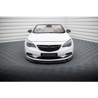 Front Ansatz für Opel Cascada schwarz Hochglanz