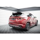 Mittlerer Diffusor Heck Ansatz DTM Look für Hyundai Tucson N-Line Mk4 schwarz Hochglanz