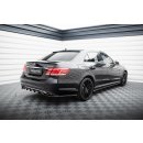 Mittlerer Diffusor Heck Ansatz DTM Look für Mercedes-Benz E W212 Facelift schwarz Hochglanz