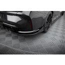 Heck Ansatz Flaps Diffusor V.3 für CSL Look BMW M3 G80 schwarz Hochglanz