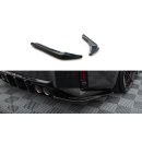 Heck Ansatz Flaps Diffusor V.5 für BMW M2 G87 schwarz Hochglanz