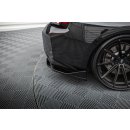 Heck Ansatz Flaps Diffusor V.6 für BMW M2 G87 schwarz Hochglanz