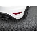 Heck Ansatz Flaps Diffusor V.3 für Ford Fiesta ST Mk7 Facelift schwarz Hochglanz