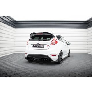 Heck Ansatz Flaps Diffusor V.3 +Flaps für Ford Fiesta ST Mk7 Facelift