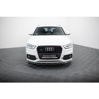 Front Ansatz V.1 für Audi Q3 S-line 8U schwarz Hochglanz