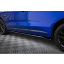 Seitenschweller Ansatz für Jaguar F-Pace R-Sport Mk1 schwarz Hochglanz