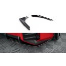 Heck Ansatz Flaps Diffusor für BMW M2 M-Performance G87 schwarz Hochglanz