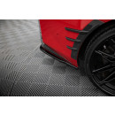 Heck Ansatz Flaps Diffusor für BMW M2 M-Performance G87 schwarz Hochglanz