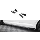 Side Flaps Volkswagen Jetta GLI Mk7 schwarz Hochglanz