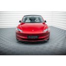 Front Ansatz V.1 für Tesla Model 3 Project HighlandFacelift schwarz Hochglanz