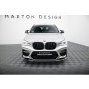 Front Ansatz für  V.1 BMW X4 M F98 schwarz Hochglanz