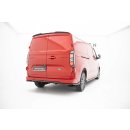 Hinten Splitter (mit einem vertikalem balken) Ford Transit Custom Mk2 schwarz Hochglanz