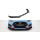 Street Pro Front Ansatz für +Flaps für + Flaps Hyundai Veloster N Mk2 schwarz Hochglanz