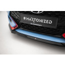 Front Ansatz V.1 für Hyundai Veloster N Mk2 schwarz Hochglanz