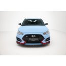 Front Ansatz V.2 für Hyundai Veloster N Mk2 schwarz Hochglanz