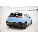 Mittlerer Diffusor Heck Ansatz für Hyundai Veloster N Mk2 schwarz Hochglanz