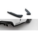 Heck Ansatz Flaps Diffusor für BMW 1er M Coupe E82 schwarz Hochglanz