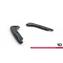 Heck Ansatz Flaps Diffusor für BMW 1er M Coupe E82 schwarz Hochglanz