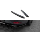 Heck Ansatz Flaps Diffusor V.2 für Seat Leon ST FR Mk4 schwarz Hochglanz