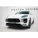 Front Ansatz für Porsche Macan Turbo Mk1 schwarz Hochglanz