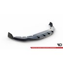 Carbon Fiber Front Ansatz für + ABS Diffusor BMW 7 M-Paket G11 Facelift schwarz Hochglanz