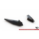 Heck Ansatz Flaps Diffusor V.1 für Audi S3 Sportback Facelift schwarz Hochglanz