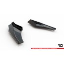 Heck Ansatz Flaps Diffusor V.1 für Audi S3 Sportback Facelift schwarz Hochglanz