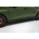 Side Flaps Audi S3 / A3 S-line 8Y Facelift schwarz Hochglanz