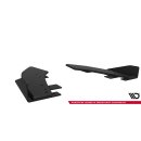 Street Pro Heck Ansatz Flaps Diffusor +Flaps für Ford Audi S3 Limousine 8Y Facelift schwarz Hochglanz