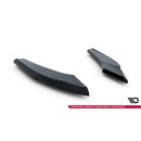 Heck Ansatz Flaps Diffusor V.1 für Audi S3 Limousine 8Y Facelift schwarz Hochglanz