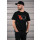 Black T-shirt mit red logo